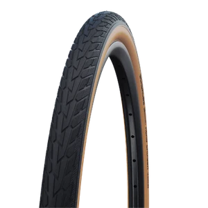 Schwalbe Road Cruiser 47-559 schwarz/hellbraun Drahtreifen KGuard 26x1.75 Mantel - Bild 1 von 3