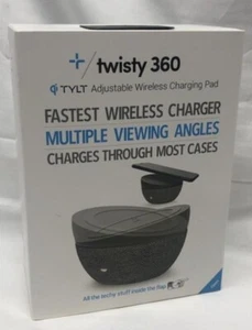 TYLT Twisty 10W 360 Qi Certified Fast Charge Wireless Charge Pad iPhone/Android - Picture 1 of 5