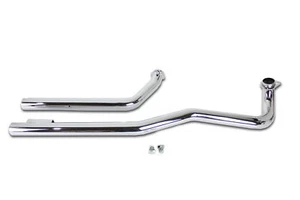 Shovelhead Exhaust Straight Pipe Set Chrome Shotgun fits Harley Davidson - Picture 1 of 2