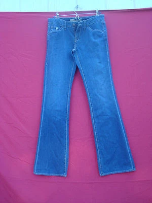 Pantalones de mezclilla azules néctar de agave suaves y ligeros de algodón sexy acampanados para mujer 27 $165 nuevos con etiquetas Foto 1 de 4