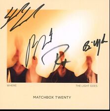 MATCHBOX 20 (Twenty) Where The Light Goes Signed CD Autographed ACOA Certified