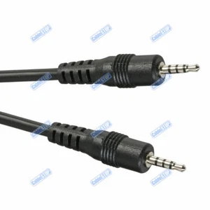 1.8m 4 Pole 2.5mm Mini Stereo Jack Male to Male Cable TRRS Lead - Picture 1 of 2