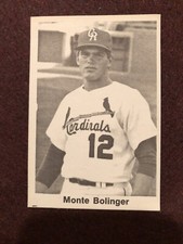 1972 Cedar Rapids Cardinals TCMA #29 Monte Bolinger - NM Baseball Card