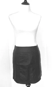 Falda de cuero sintético UNIQLO negra | Talla 4 - Imagen 1 de 7