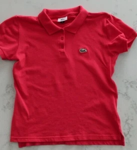 Lacoste Kids Tshirt Red Polo Size XL - Picture 1 of 5
