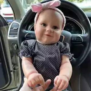 22" Reborn Dolls Baby Realistic Soft Vinyl Silicone Handmade Newborn Doll Gifts - Picture 1 of 8