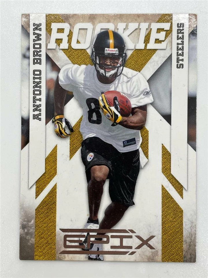 2010 Panini EPIX #107 ANTONIO BROWN RC - Pittsburgh Steelers - Image 1 of 1