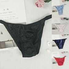 Womens Silk Satin Thong G-string T-back Panties Sexy Knickers Lingerie Underwear