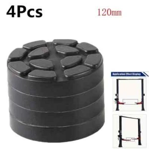 4x Heavy Duty Round Rubber Arm Pad Lift Pad Car SUV Truck Hoist Lift Accessories - Afbeelding 1 van 5