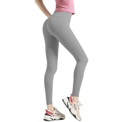 OH!SUNNY High Waist Leggings Naked Feeling Sport Fitness Pants Push Up Workouts - Image 1 of 4