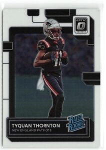 2022 Donruss Optic Tyquan Thornton RC New England Patriots #222