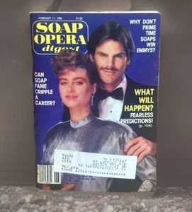 EILEEN DAVIDSON ROBERT PARUCHA Feb. 11, 1986 SOAP OPERA DIGEST ELLEN WHEELER - Picture 1 of 24