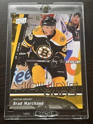 Brad Marchand 2009 Upper Deck #452 Young Guns Boston Bruins SP Rookie RC - Image 1 of 2