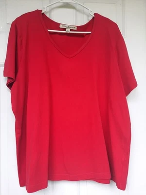 Basic cotton T-shirt with a V-neck - Image 1 of 4