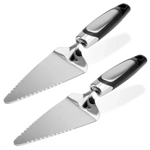 2PCS Flatware Pie Server Stainless Steel Cake Cutter, Pizza/Tart/Dessert Slic... - Picture 1 of 7