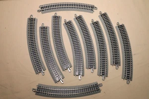 Bachmann EZ Track N gauge N4801-A2 11.5 in. radius; 30 degree curve LOT OF 10 PC - Picture 1 of 4