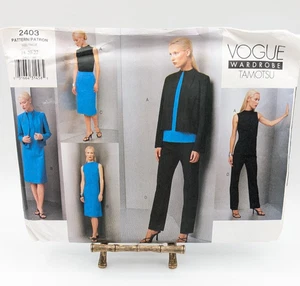 Vogue 2403 Tamotsu Vogue Wardrobe Sewing Pattern Sizes 18-22 UNCUT/FF - Picture 1 of 7