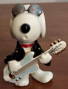LENOX American Porcelain ROCKIN SNOOPY Figur GITARRE SONNENBRILLE Rock N Roll - Bild 1 von 3