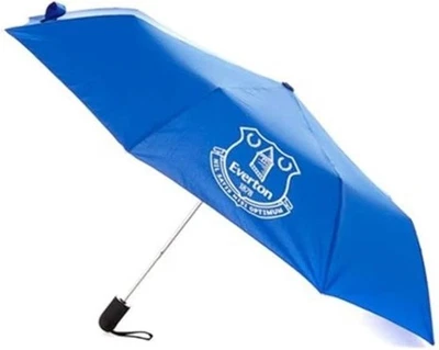 Everton FC Regenschirm Fan Geschenk schwarzer Griff offiziell lizenziert