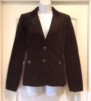 Chaqueta Sara Jessica Parker Usada en Excelente Condición Talla Pequeña Negra Cuello en V Dos Bolsillos Botón Frontal  Foto 1 de 4