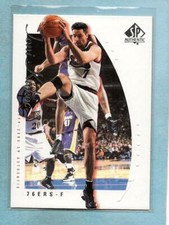 TONI KUKOC - 1999-00 SP Authentic - #61 - 76'ers - $1 Shipping - MINT
