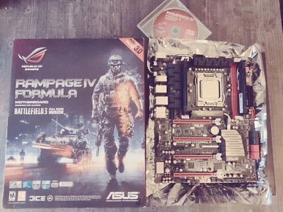 Asus ROG Rampage IV Formula LGA 2011 Intel X79 ATX / CPU I7-3820 / 8Go DDR3 - Photo 1/4
