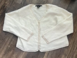 Y2K Fuzzy Super Soft Angora Sweater - Picture 1 of 9