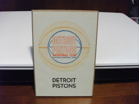 Vintage NBA Basketball Kentucky Art Detroit Pistons Emblem Plaque 5 x 3 1/2 Cover