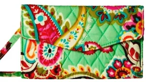 NEW VERA BRADLEY RETIRED "TUTTI FRUTTI "  ICONIC STRAP WALLET/CROSSBODY  - Picture 1 of 3