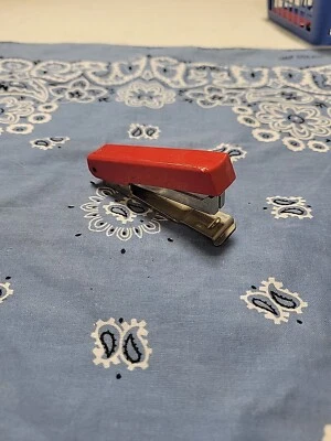 Vintage REXEL Little Goliath Red Stapler Made In Great Britain - Image 1 of 4