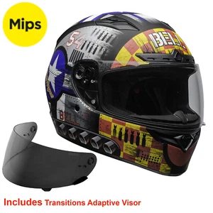 Casco de motocicleta Bell Qualifier DLX Mips Diablo May Care Gris - Imagen 1 de 15