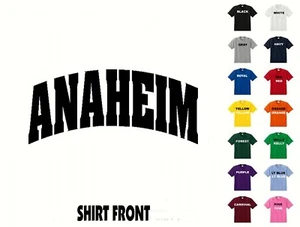 Camiseta City Of Anaheim College Letters #426 - Envío gratuito - Imagen 1 de 2