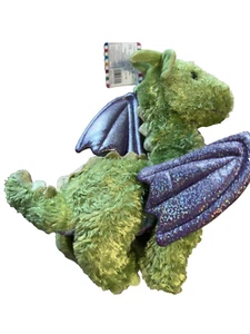 Melissa and Doug Plush Zephyr Dragon Green Purple Wings Stuffed Animal w/ Tags - Picture 1 of 4