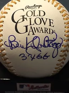 BENITO SANTIAGO SAN DIEGO PADRES 3 X GOLD GLOVE SIGNED OML BASEBALL - Picture 1 of 1