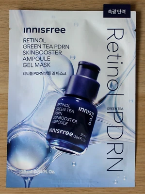 Innisfree Retinol Green Tea PDRN Skinbooster Ampoule Gel Mask 25mL - Image 1 of 2