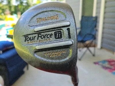 Controlador de palos de golf Spalding Tour Force Ti #1 Cyber Flex Shaft Foto 1 de 4