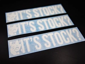 It's Stock Girl Crying Decal Stickers - Pick Your Color - Durable - Waterproof - Picture 1 of 1
