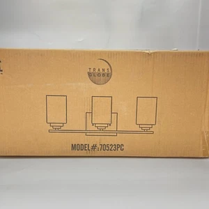 TRANS GLOBE Lighting 70523 Mod Pod Bathroom Vanity Chrome 3 Light 22"W - Picture 1 of 4