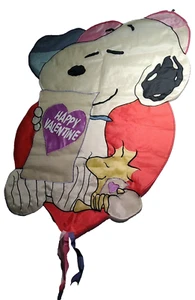 Bandera de Colección Peanuts Snoopy Woodstock Happy San Valentine Hearts 36""x25"" Reversible - Imagen 1 de 11