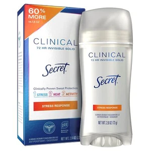 Secret Clinical Strength Invisible Solid Antiperspirant and Deodorant for Wom... - Picture 1 of 8