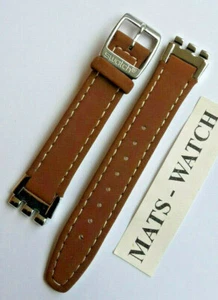 SWATCH+IRONY MEDIUM+BROWN+LEDER/LEATHER+NEU/NEW - Bild 1 von 1