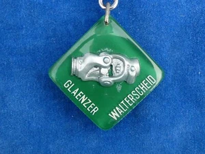 JOLI Nice PORTE-CLES BOURBON Key ring - GLAENZER WALTERSCHEID - VERT Green - Imagen 1 de 5