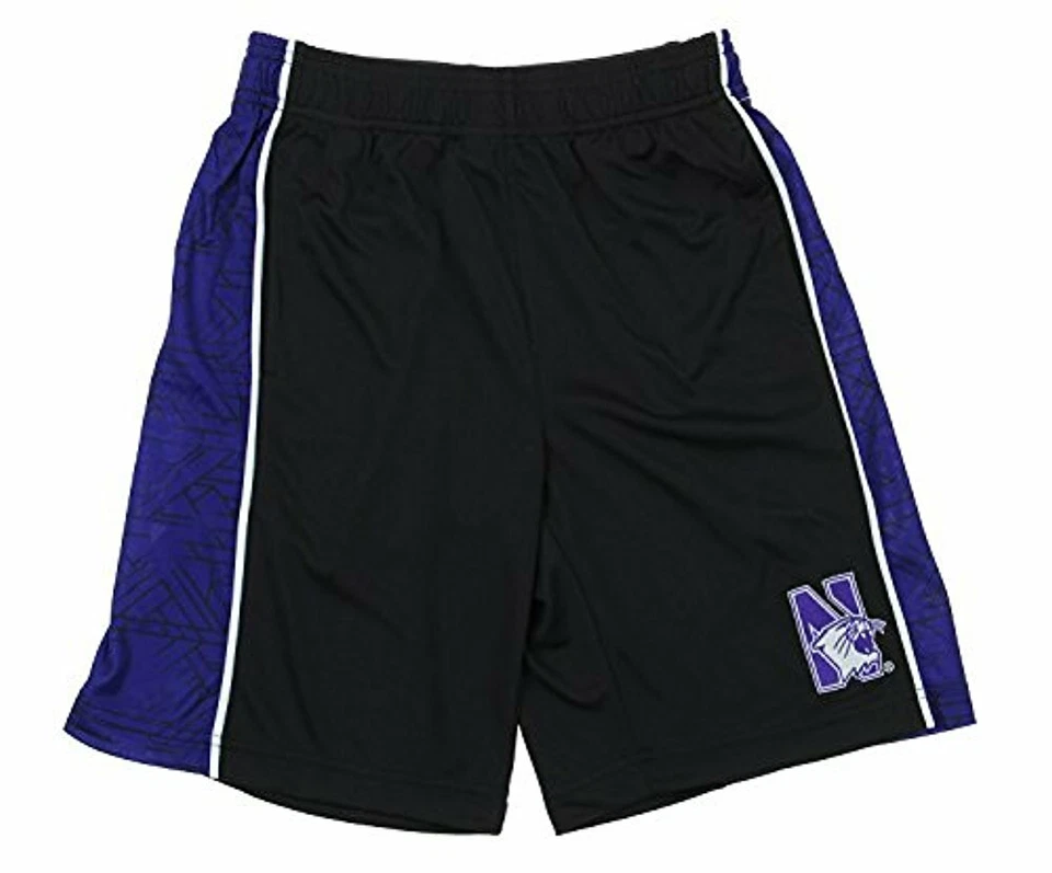 Outerstuff NCAA Youth Northwestern Wildcats "Break Point" Shorts - Image 1 of 1
