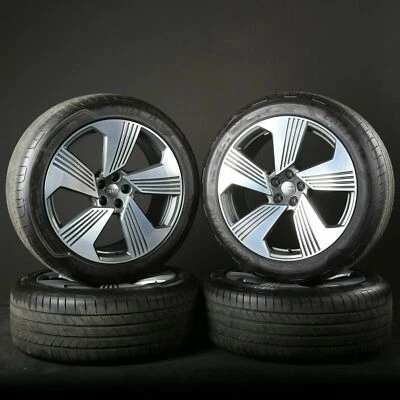 21 Zoll original Audi e-tron + Q8 e-tron GEN GEA Sommerräder Turbine 4KE601025F - Bild 1 von 4