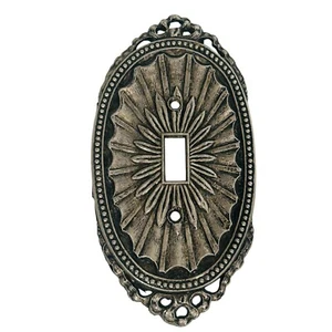 Vintage 1966 35T American Tack & Hardware Brass Switch Plate Cover - Picture 1 of 13