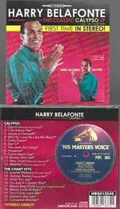 HARRY BELAFONTE-CALYPSO LP+ ALL HIS CHART HITS-FIRST TIME STEREO-NEW CD-SALE - Picture 1 of 2