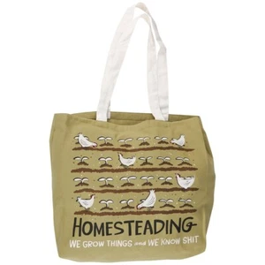 Bolso de Mano Homesteading We Grow Things and Know Sh*$ - Imagen 1 de 3