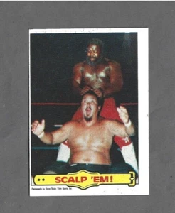 Junk Yard Dog/Mr. Fuji 1985 Topps Wrestling #24 - Picture 1 of 2