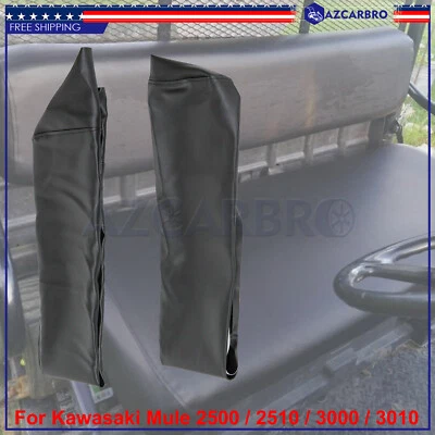 For Kawasaki Mule 2500 2510 3000 3010 New Seat Cover UTV Diesel 4X4 Black Covers - Изображение 1 из 4