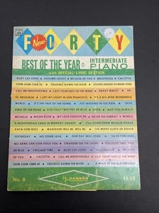The New 40 Best of the Year Intermediate Piano Special Lyric Section # 8 - Picture 1 of 9